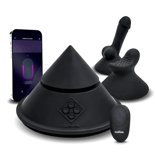 The Cowgirl Cone App-Compatible Portable Vibrating Sex Machine