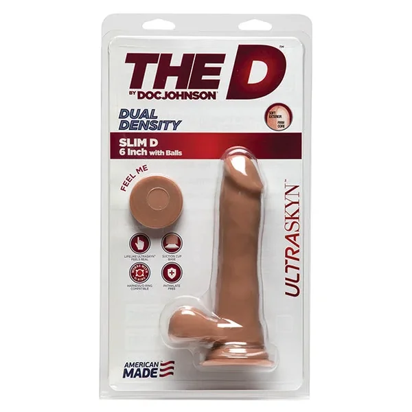 The D 6.5″ Dual Density Slim D w/Balls – Caramel