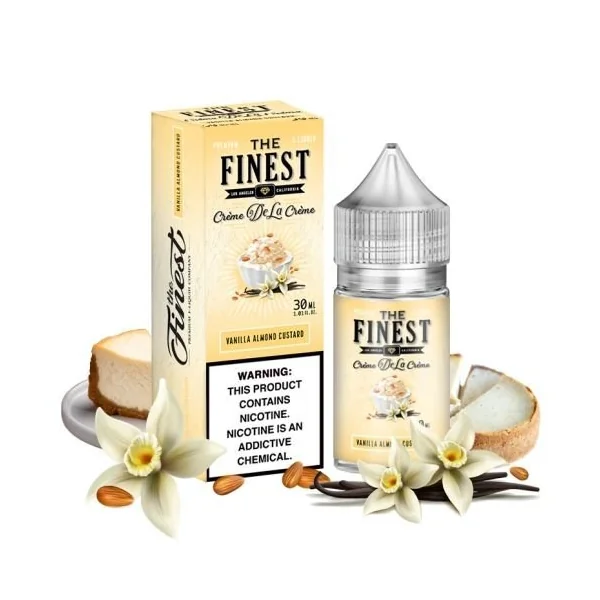 The Finest Nic Salt Creme Edition Vanilla Almond Custard 30mg
