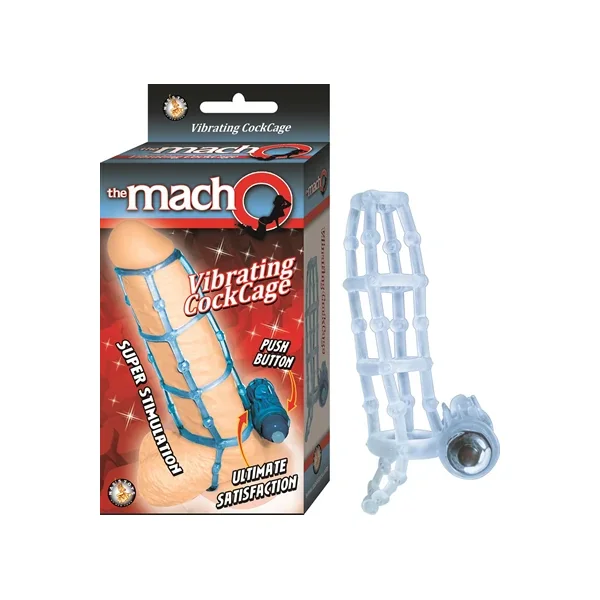 The Macho Vibrating Cockcage -Blue