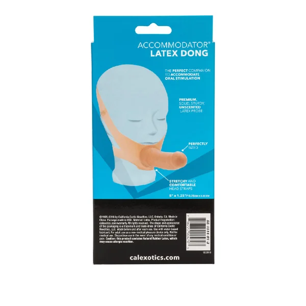 The Original Accommodator Latex Dong - Ivory