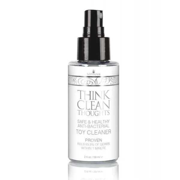 Think Clean Thoughts Toy Cleaner Spray 2oz (travel)