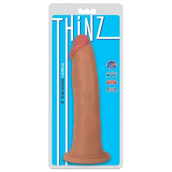 Thinz 8″ Slim Dong Vanilla