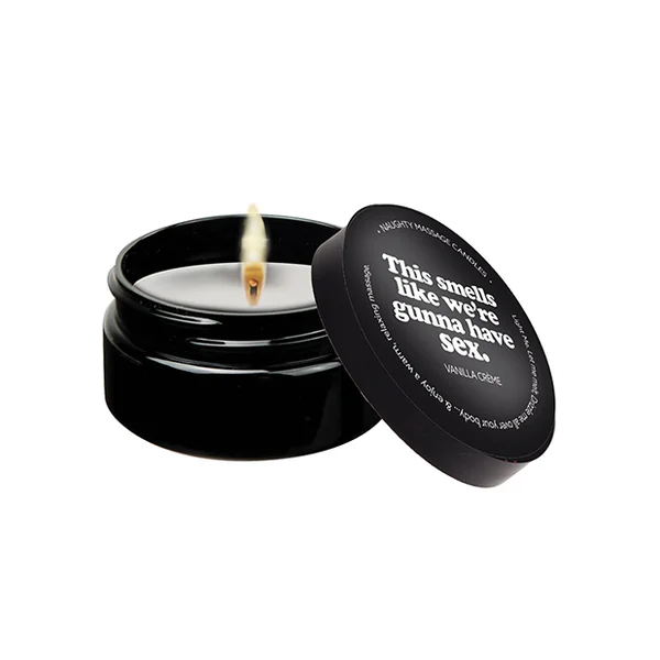 THIS SMELLS LIKE WERE GUNNA HAVE SEX 2OZ MASSAGE CANDLE