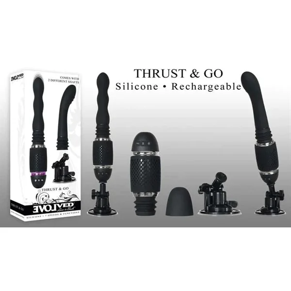 Thrust & Go Thrusting Vibrator 15" by Evolved