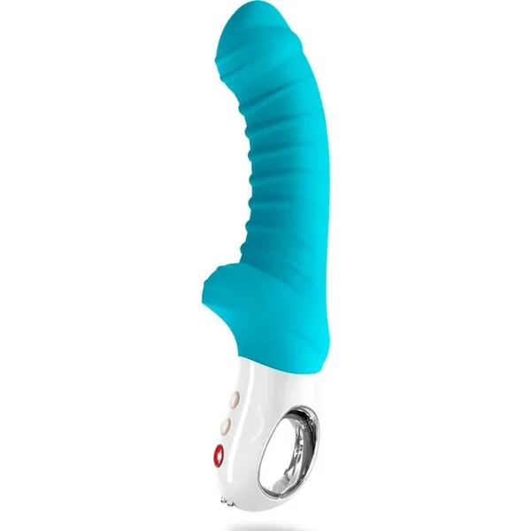 Tiger G5 Silicone Vibrator – Petrol Blue