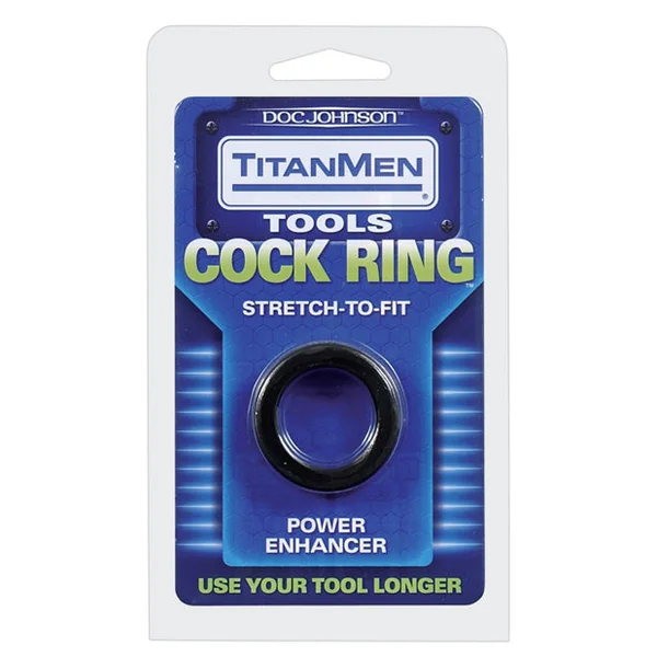 Titanmen Tools Cock Ring - Black