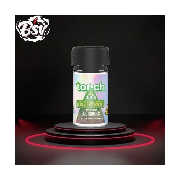 Torch 1g THCA Pre-Rolls VVS Diamonds 4ct GMO Cookies