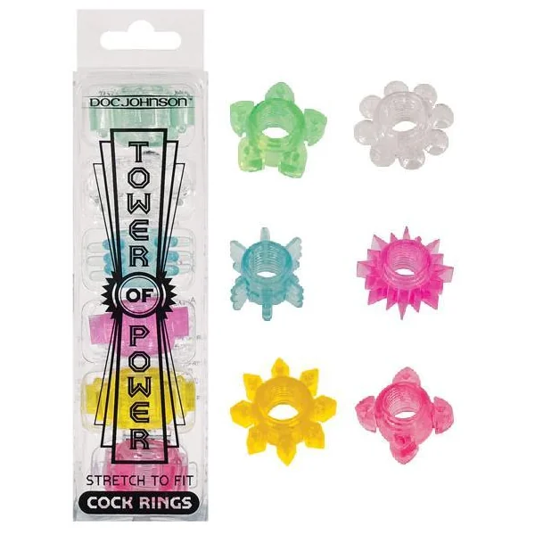 TOWER OF POWER 6 COCK RINGS