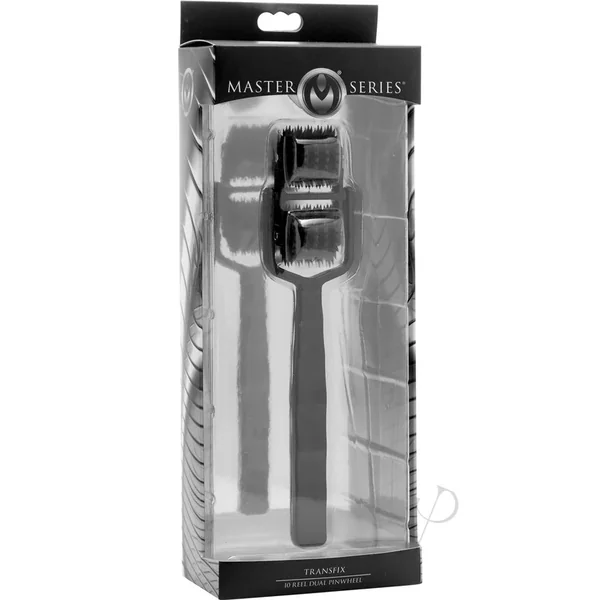 Transfix 10 Reel Dual Bondage Pinwheel Black Master Series
