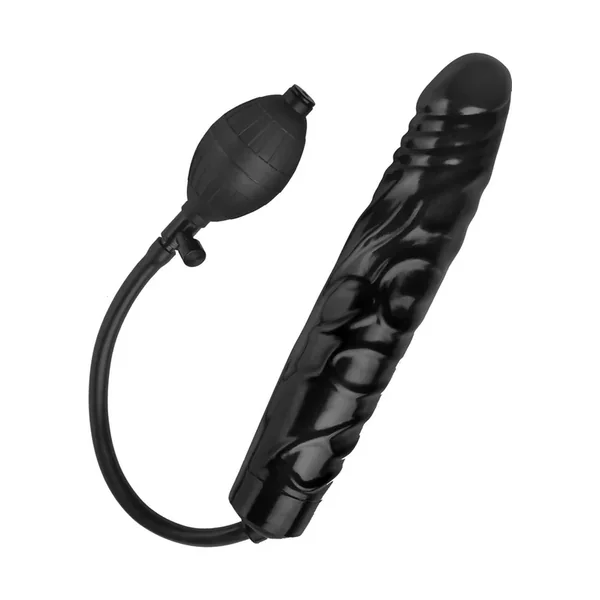 Trinity Men Inflatable 11in Dildo – Black