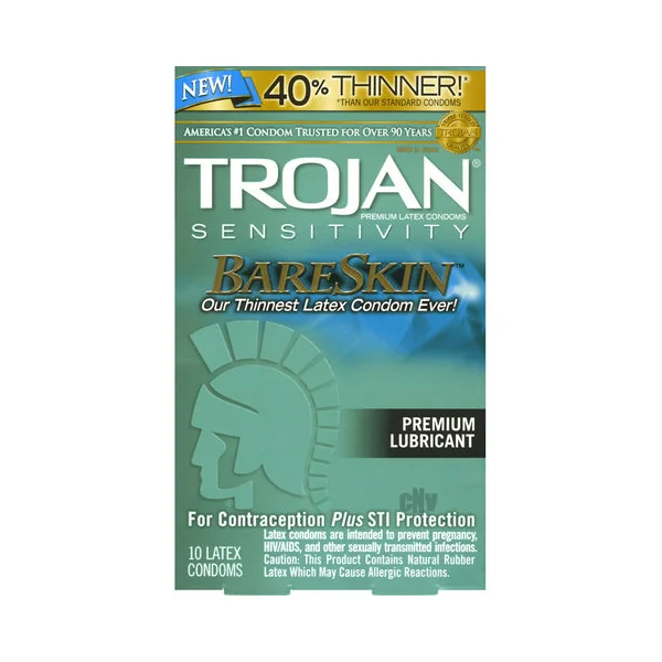 TROJAN BARE SKIN 10 PACK