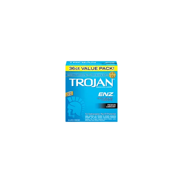 TROJAN ENZ LUBRICATED 36PK