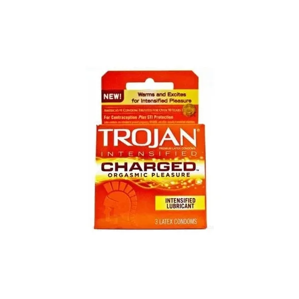 Trojan Intensified Charged Warming Condoms