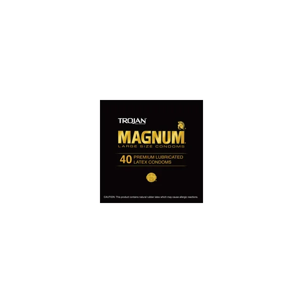 TROJAN MAGNUM 40PC CONTAINER