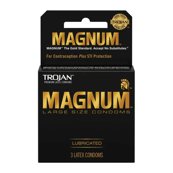 Trojan Magnum Condoms – Box of 3