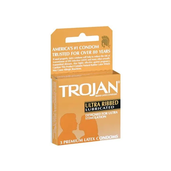 Trojan™ Ultra Ribbed Lubricated Condoms