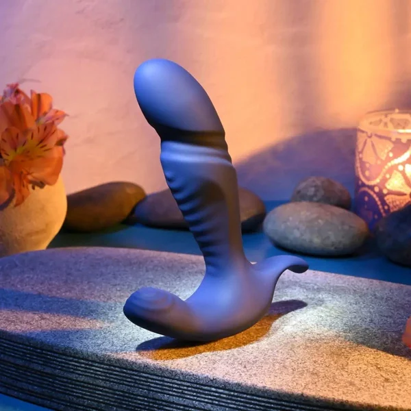 True Blue Thrusting Vibrator