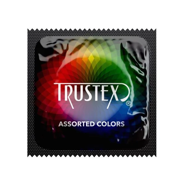 TRUSTEX CONDOMS 288PC BOWL ASSTD COLORS