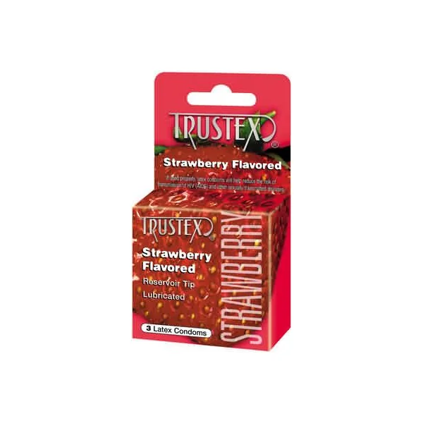 TRUSTEX CONDOMS-STRAWBERRY