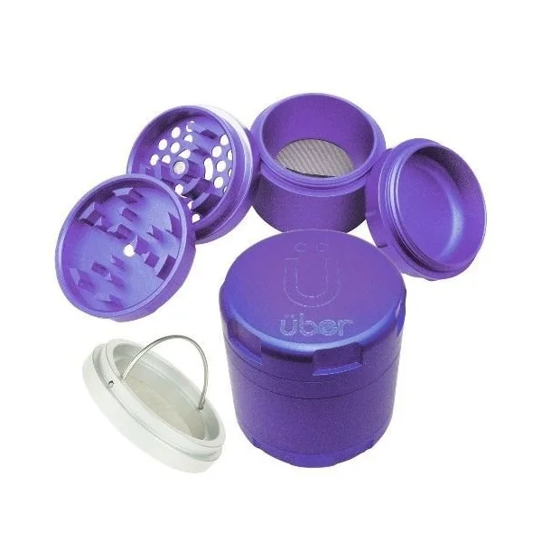 Uber Grinder 4.2 4pc 2.5in 63mm CNC Matte Purple