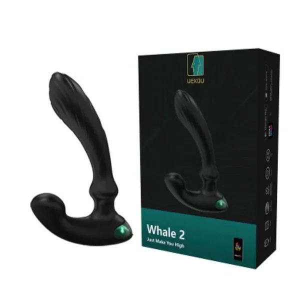 UEKOU Whale 2 Plus App-Controlled Prostate Massager & Cock Ring Vibrator