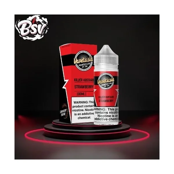 Vapetasia Killer Custard Strawberry 3MG