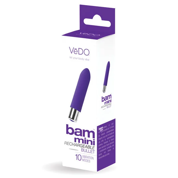 Vedo Bam Mini Rechargeable Bullet Vibe - Into You Indigo