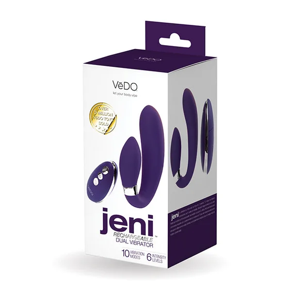 VeDO Jeni C-Shaped Dual Motor Vibe w/Remote