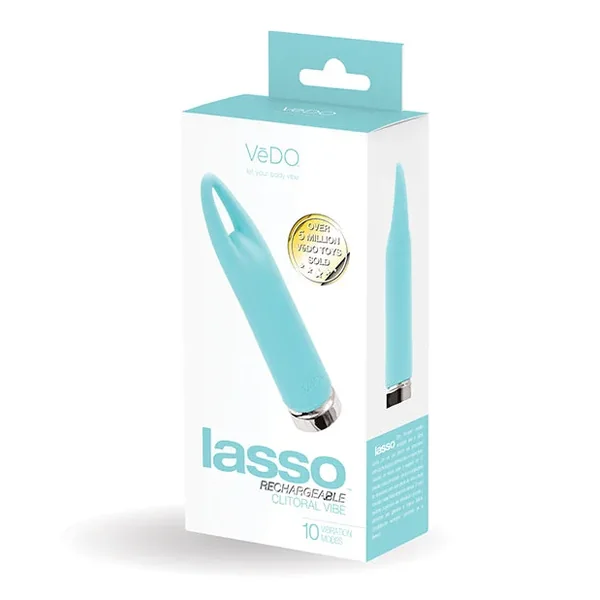 VeDO Lasso Rechargeable Bullet Vibe – Turquoise