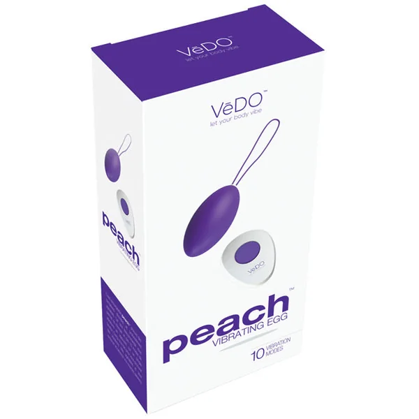 Vedo Peach Rechargeable Egg Vibe