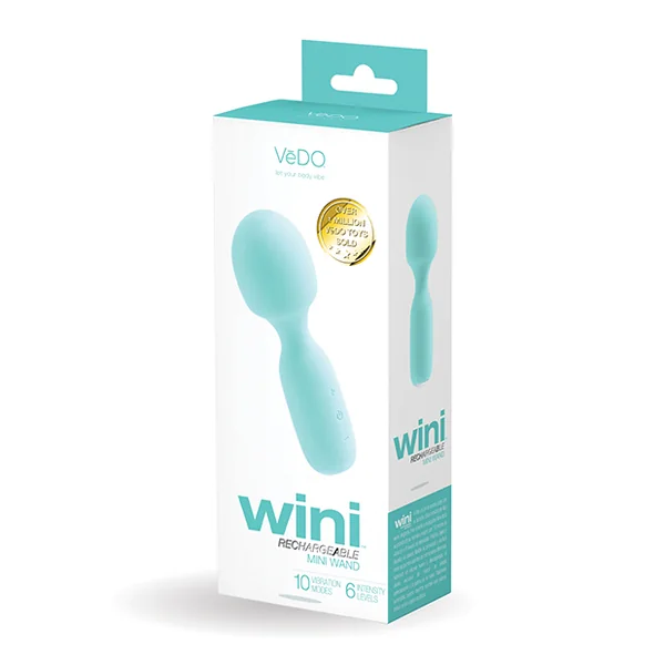 VEDO WINI RECHARGEABLE MINI WAND TURQUOISE