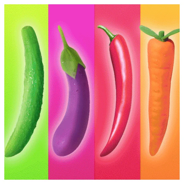 Vegetable Series Vibrator Massager for LGBT