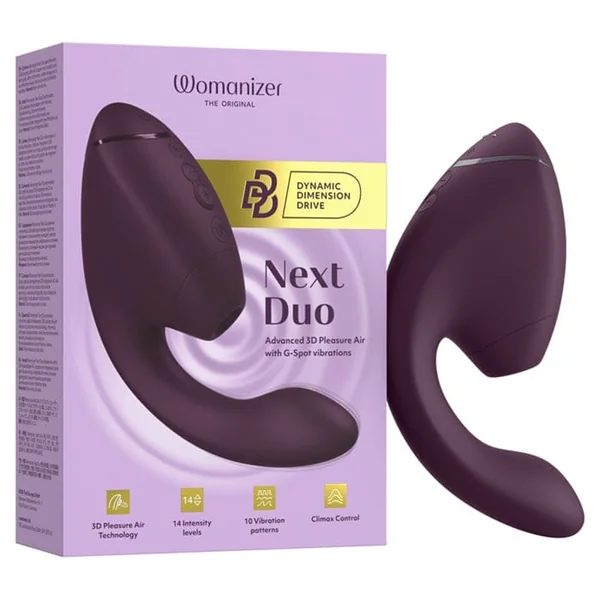 Vibrateur Double Stimulation - Womanizer Next Duo 2 | Clitoris & Point-G