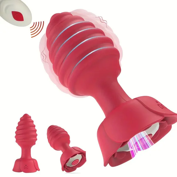 Vibrating Anal Plug Wearing Flirting Vibration Masturbator For Prostate