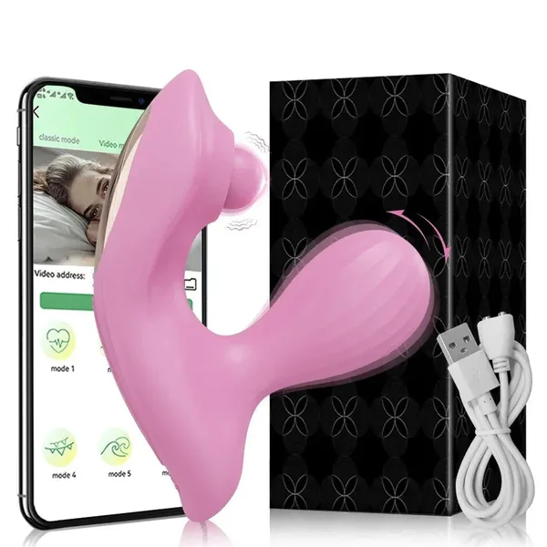 Vibrating Panties for Women G Spot Stimulation Masturbation Toy for Couples - Pink