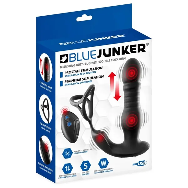 Vibrator Prostate, Va-et-Vient & Ring - Blue Junker | Perineum, P-Point & Anus