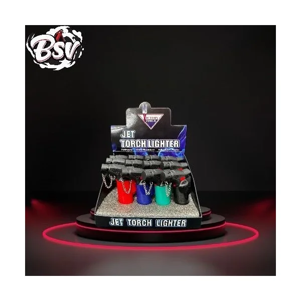 Victory Torch Solid Color Side Jet Torch 12pc Display
