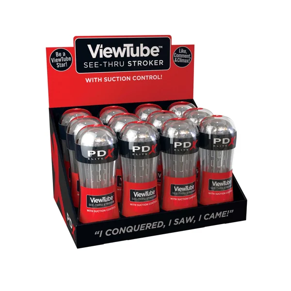 Viewtube Stroker Display - 12 Count