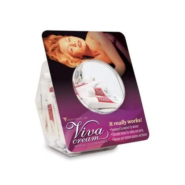 Viva Cream 10 ml Tubes - 50 Count Fishbowl