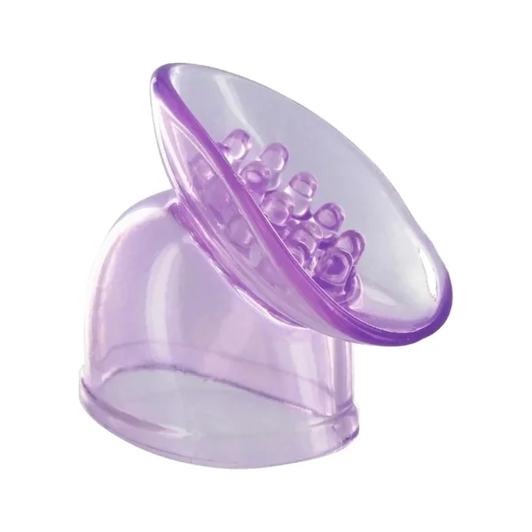 Wand Essentials Lily Pod Clitoral Wand Attachment Large Purple