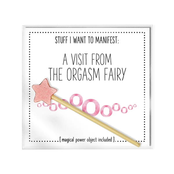 Warm Human – Mini Card A Visit From Orgasm Fairy