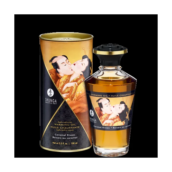 WARMING MASSAGE OIL CARAMEL KISSES 3.5 OZ