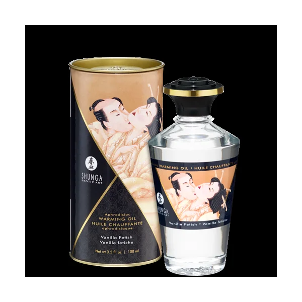 WARMING MASSAGE OIL VANILLA FETISH 3.5 OZ