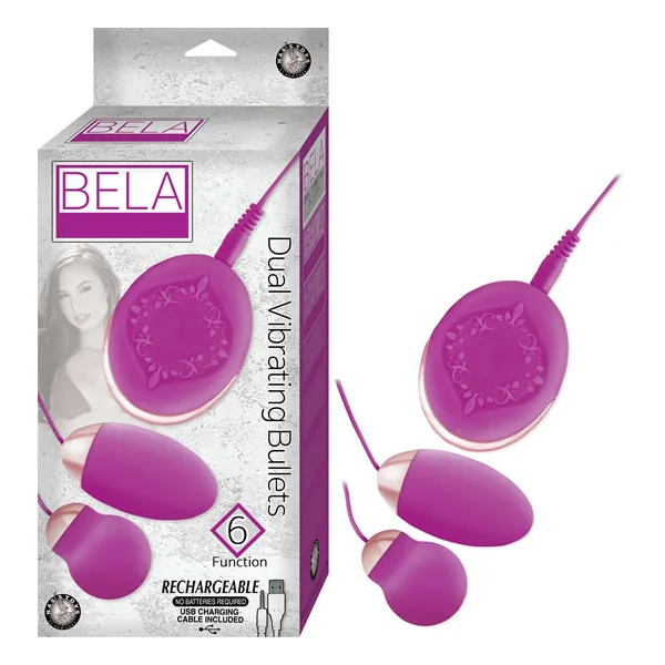 (WD) BELA DUAL VIBRATING BULLE PURPLE