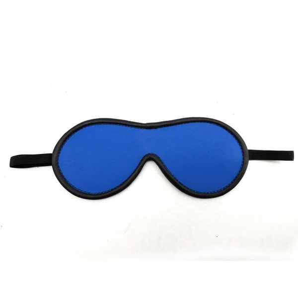 (WD) BLINDFOLD LEATHER BLUE