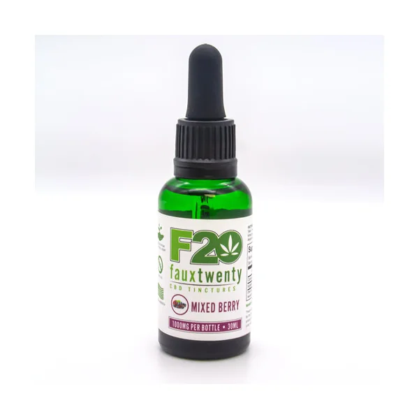 (WD) FAUX 20 MIXED BERRY CBD 1 TINCTURE 30 ML BOTTLE