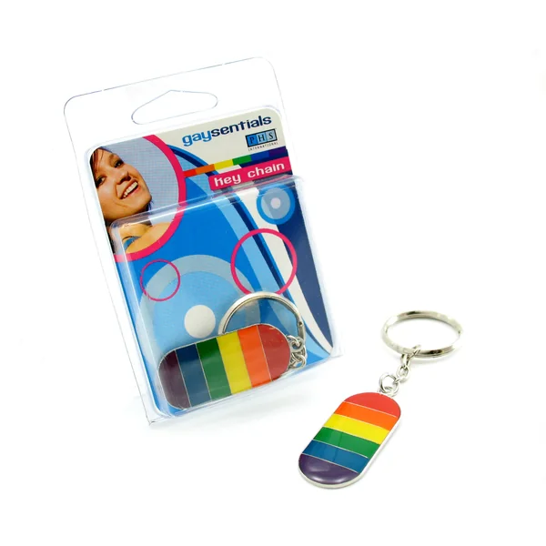 (WD) GAYSENTIALS ENAMEL KEY CH FLAG