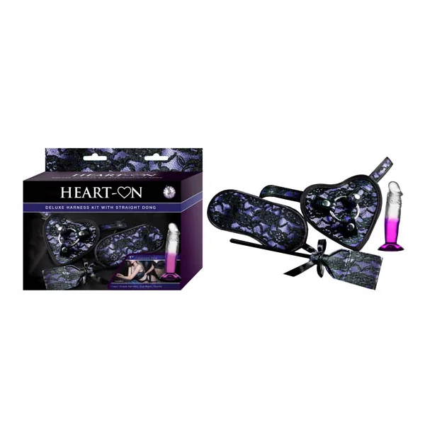 (WD) HEART-ON DELUXE HARNESS K STRAIGHT DONG PURPLE