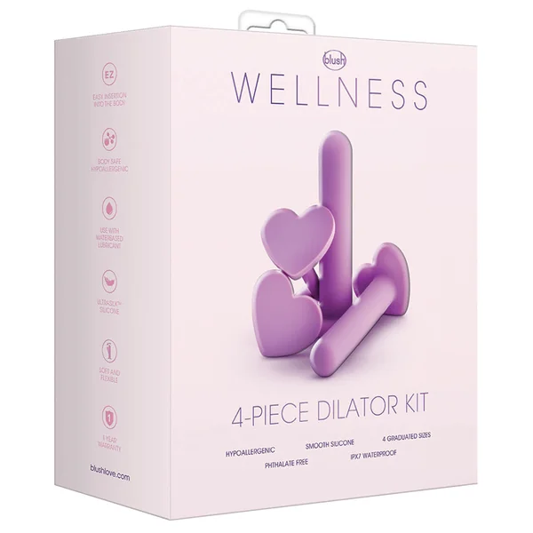 Wellness By Blush UltraSilk Progressive 4-Piece Dilator Kit - Made with Puria Silicone